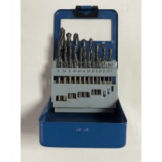 Набор сверел из 21шт Ц/Х Р2М1 1,0-10,0 мм