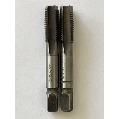 Метчик М/Р 18×2,0 мм комплект из 2 штук