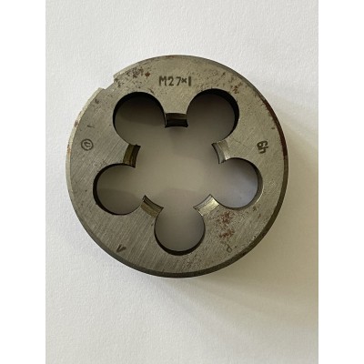 Плашка М 27×1,0 мм для метрической резьбы 9ХС