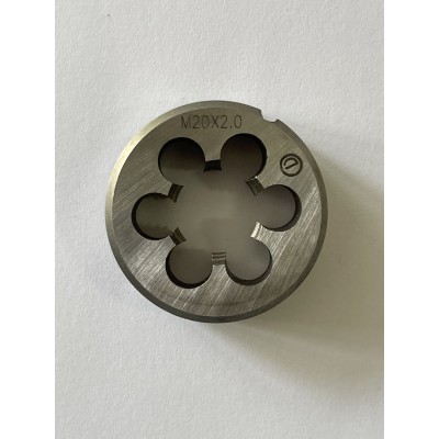 Плашка М 20×2,0 мм для метрической резьбы 9ХС