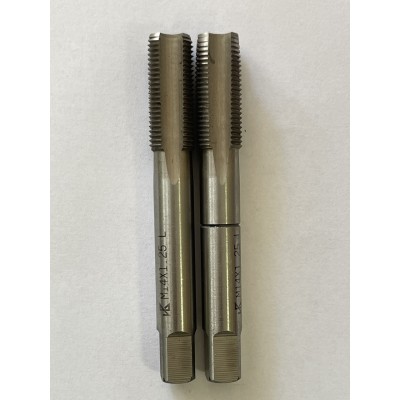 Метчик М/Р 14×1,25 мм комплект из 2 штук левый