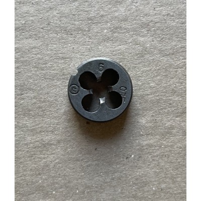 Плашка М 6×0,75 мм для метрической резьбы 9ХС