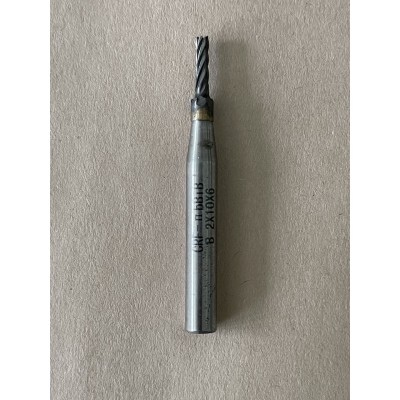 Борфреза цилиндрическая с торцевым зубом В 2×10×6×65 мм d ВК8