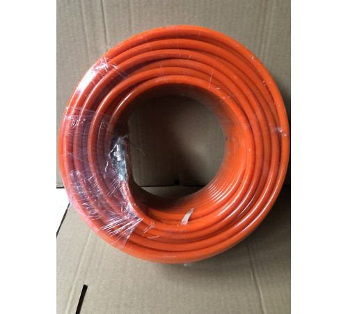 Шланг пневматический полиэтиленовый 6.5×10 мм 50 м с соединителями Шланг пневматический полиэтиленовый 6.5×10 мм 50 м с соединителями