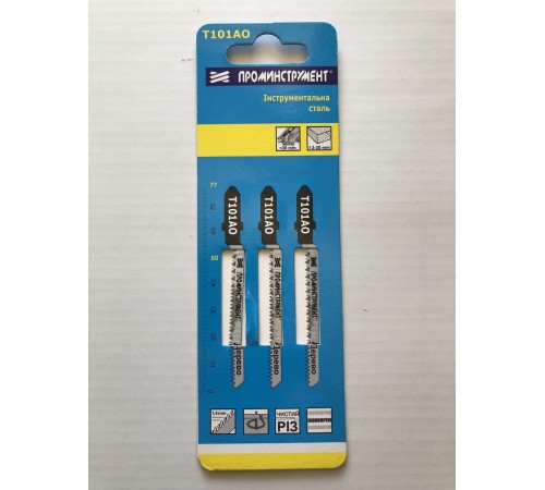 Пилочка 50х1,4мм для электрического лобзика фигурный чистый рез дерева ламината пластика Т101АО (3 шт) Пилочка 50х1,4мм для электрического лобзика фигурный чистый рез дерева ламината пластика Т101АО (3 шт)