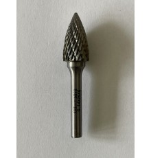 Борфреза сфероконическая с заострённым концом G 14х25х6х65мм d BK8
