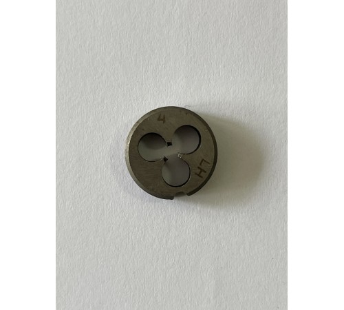 Плашка М 4x0,7мм для метрической резьбы 9ХС левая