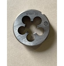 Плашка М 16х1,25мм для метрической резьбы 9ХС