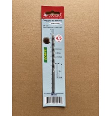 Сверло 4,5мм Ц/Х длинная серия Р6М5 А1 в блистере Сверло 4,5мм Ц/Х длинная серия Р6М5 А1 в блистере