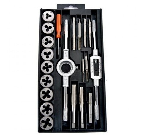 Набор метчиков и плашек М3-М12 21 предмет