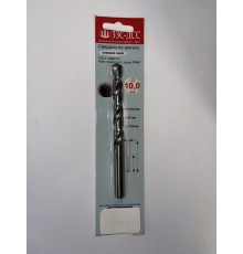 Сверло 10,0мм Ц/Х средняя серия Р6М5 А1 в блистере