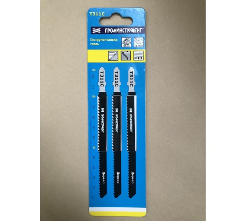Пилочка 100х2,75мм для электрического лобзика прямой быстрый рез дерева Т311С (3 шт) Пилочка 100х2,75мм для электрического лобзика прямой быстрый рез дерева Т311С (3 шт)