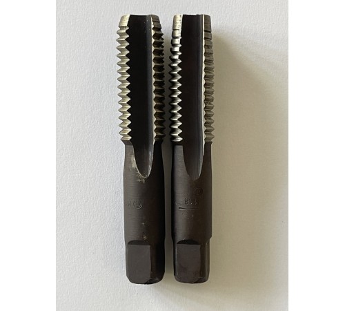 Метчик ручной 18х2,5мм комплект из 2шт левый Метчик ручной 18х2,5мм комплект из 2шт левый