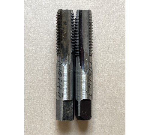 Метчик ручной 16х2,0мм комплект из 2шт левый Метчик ручной 16х2,0мм комплект из 2шт левый