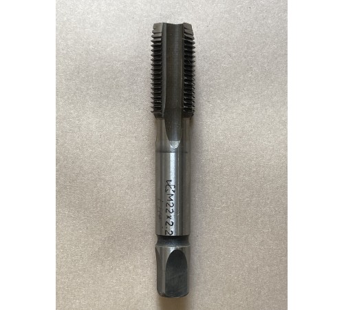 Метчик М/Р 22х2,0мм для глухих отверстий левый