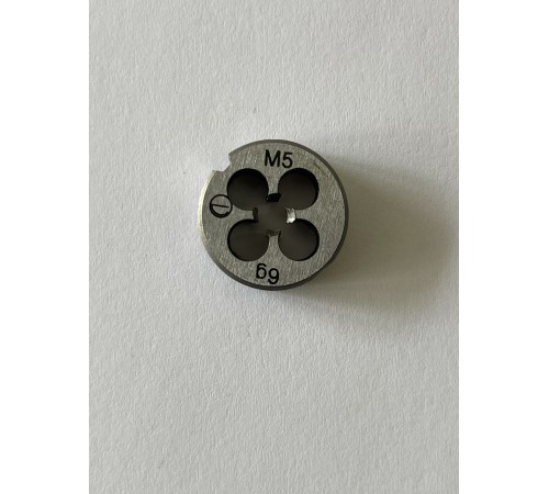 Плашка М 5х0, 8мм для метричного різьблення 9ХС Плашка М 5х0, 8мм для метричного різьблення 9ХС