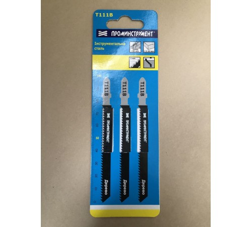 Пилочка 75х2,0мм для элнктрического лобзика прямой чистий рез дерева Т111В (3 шт) Пилочка 75х2,0мм для элнктрического лобзика прямой чистий рез дерева Т111В (3 шт)