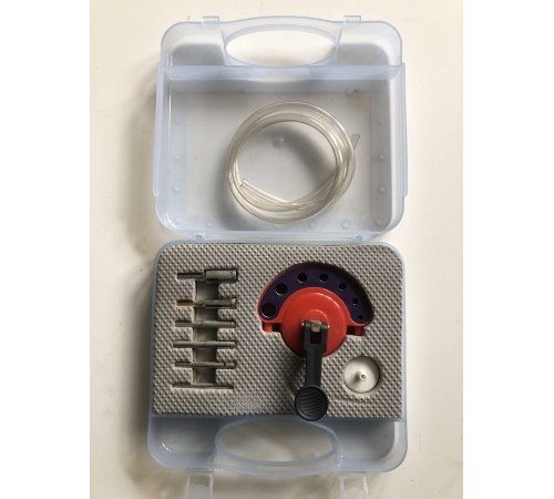 Набір свердел алмазних по склу з кондуктором (4,5,6,7,8,10,12мм)