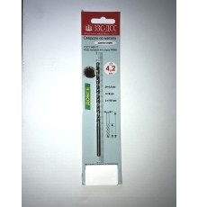 Сверло 4,2мм Ц/Х длинная серия Р6М5 А1 в блистере