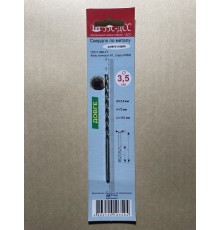 Сверло 3,5мм Ц/Х длинная серия Р6М5 А1 в блистере