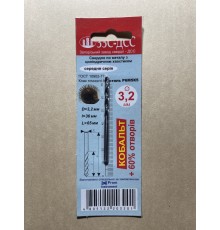 Сверло 3,5мм Ц/Х средняя серия Р6М5К5 А1 в блистере