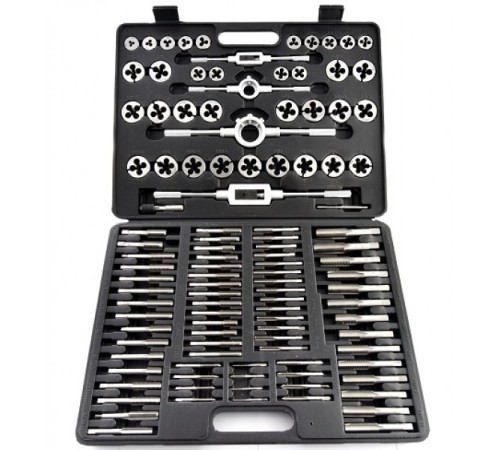 Набор метчиков и плашек М2-М18 чемодан 110 предметов