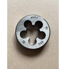 Плашка М 18x2,0мм для метрической резьбы 9ХС